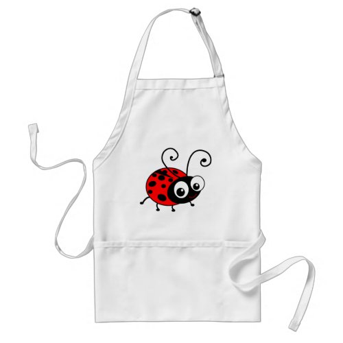 Cute Ladybug Adult Apron