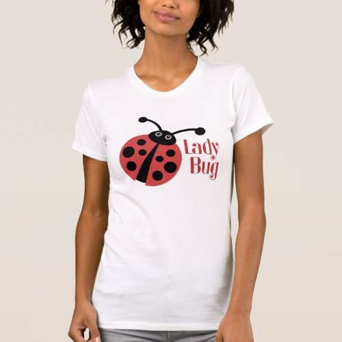Cute Ladybug Animal Print T_Shirt