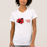 Cute Ladybug Animal Print T-Shirt