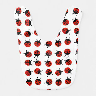 Cute Ladybug Baby Bib