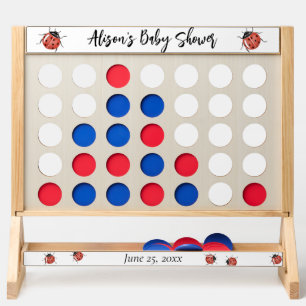 Cute Ladybug Baby Shower Fast Four