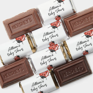 Cute Ladybug Baby Shower Hershey's Miniatures