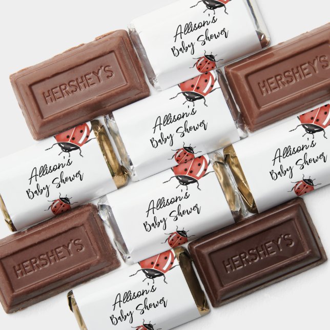 Cute Ladybug Baby Shower Hershey's Miniatures (Assorted)