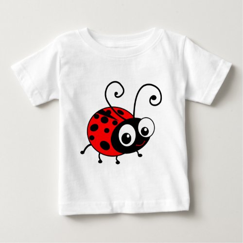 Cute Ladybug Baby T_Shirt