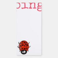 Cute ladybug beetle insect cartoon illustration