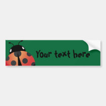 Cute Ladybug Bumper Sticker