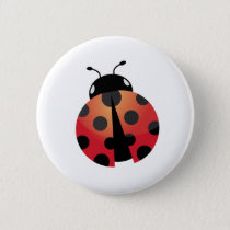Cute Ladybug Button