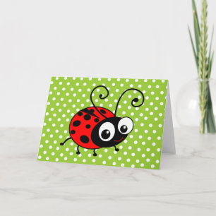 Cute Ladybug Card