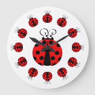 Cute Ladybug Clock