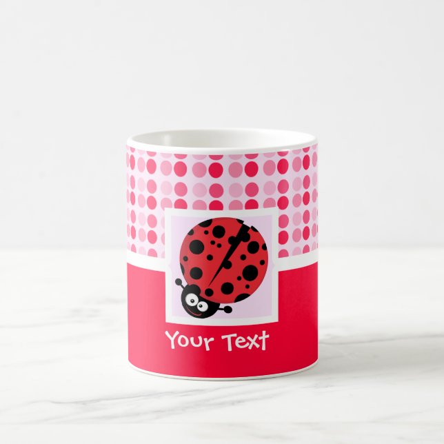 Cute Ladybug Coffee Mug (Center)