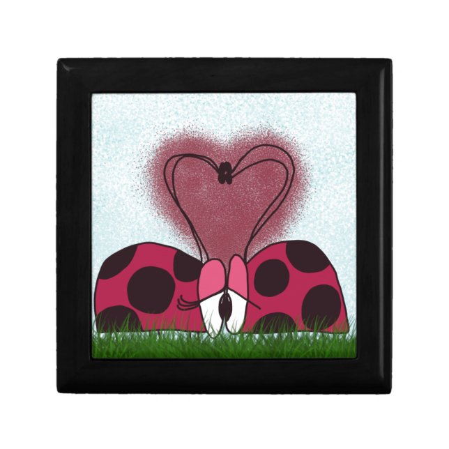Cute Ladybug Couple  Gift Box (Front)