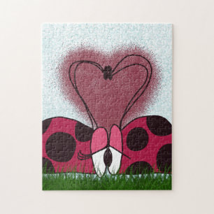 Cute Ladybug Couple  Jigsaw Puzzle