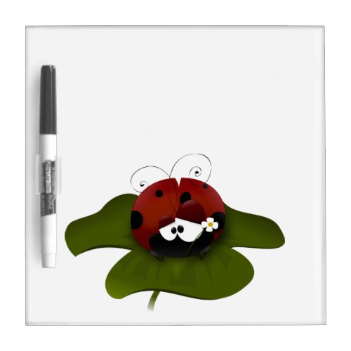 Cute Ladybug Dry_Erase Board