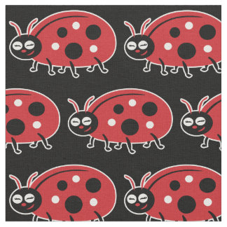 Cute Ladybug Fabric