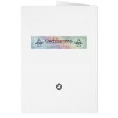 Cute Ladybug Fairy Card (Back)