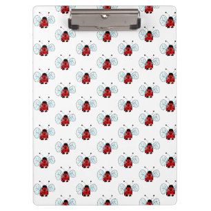 Cute Ladybug Illustration Clipboard