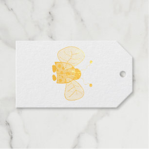 Cute Ladybug Illustration Foil Gift Tags
