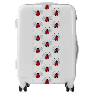 Cute Ladybug Illustration Luggage