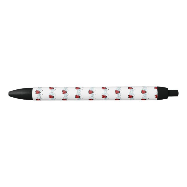 Cute Ladybug Illustration Pen (Front)