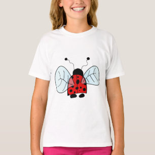 Cute Ladybug Illustration T-Shirt