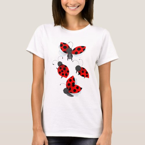 Cute ladybug insect lover T_Shirt