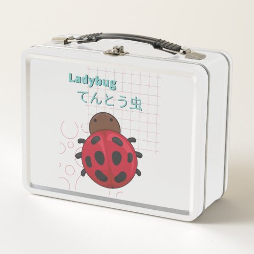 Cute Ladybug_Kawaii collection Metal Lunch Box