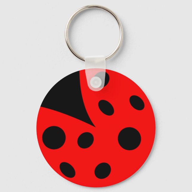 Cute Ladybug Keychain (Front)