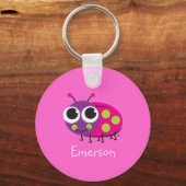 Cute Ladybug Keychain (Front)