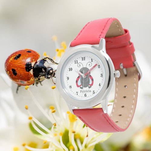 cute ladybug lover add name watch