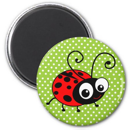 Cute Ladybug Magnet