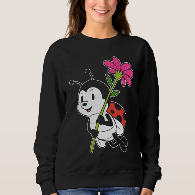 Cute Ladybug Nature Sweatshirt (Front)