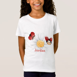 Cute LadyBug Pattern Custom Kids Mug T-Shirt