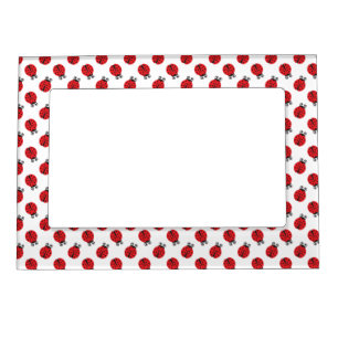 Cute Ladybug Pattern Magnetic Photo Frame
