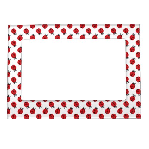 Cute Ladybug Pattern Magnetic Photo Frame