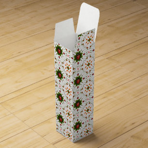 Cute Ladybug Red White Green Wine Box