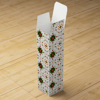 Cute Ladybug Red White Green Wine Box