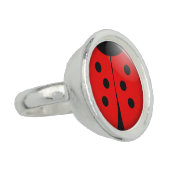 Cute Ladybug Ring (Side)