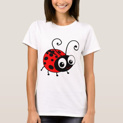 Cute Ladybug T_Shirt