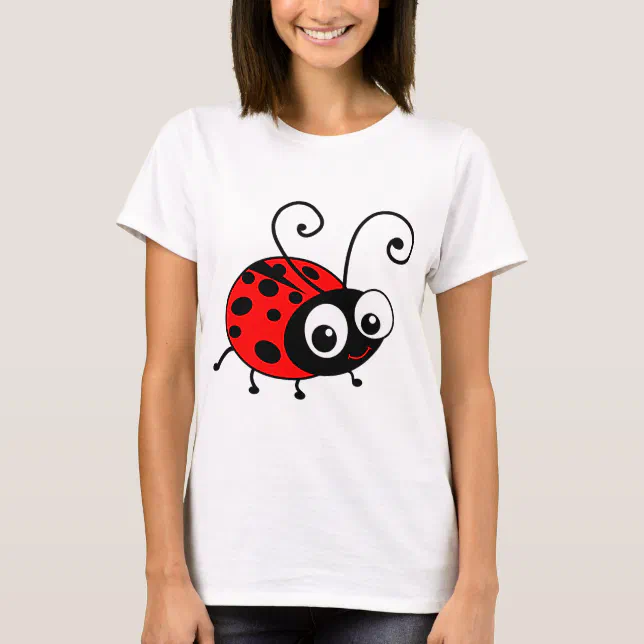 Cute Ladybug T-Shirt | Zazzle