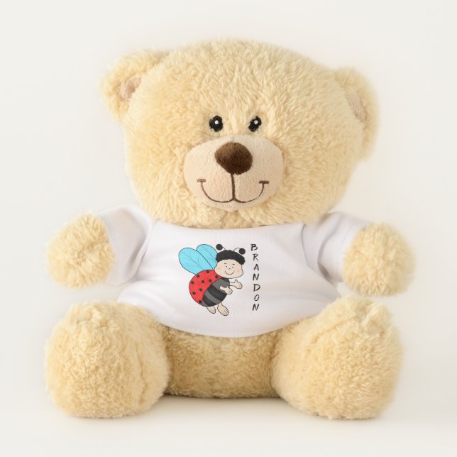 Cute ladybug  teddy bear (Front)