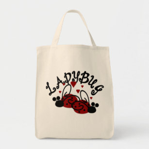Cute Ladybug Tote Bag