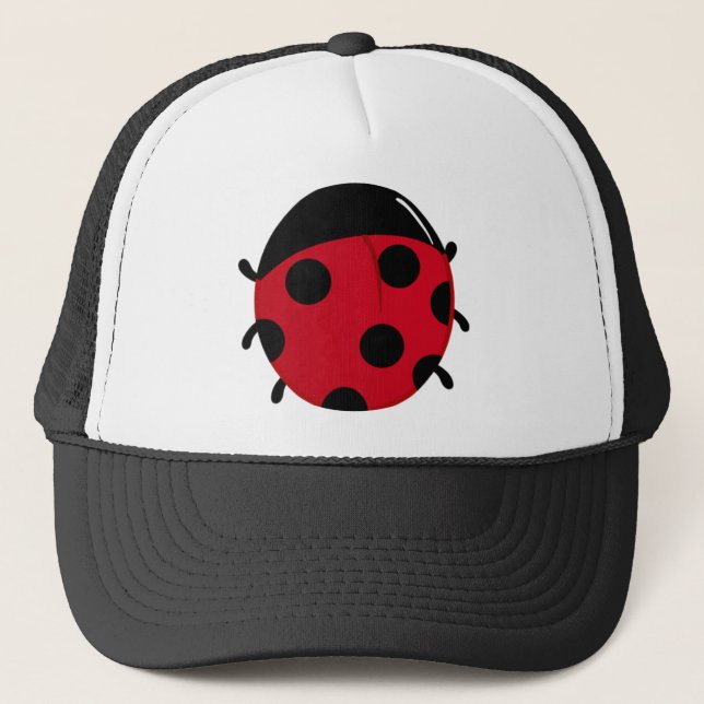 Cute Ladybug Trucker Hat (Front)