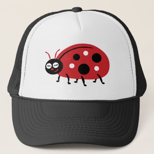 Cute Ladybug Trucker Hat