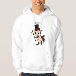 Cute ladybug with top hat and tie cartoon 