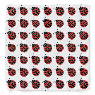 Cute Ladybugs Animal Print Bandana