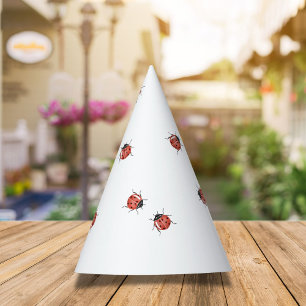 Cute Ladybugs Baby Shower Party Hat