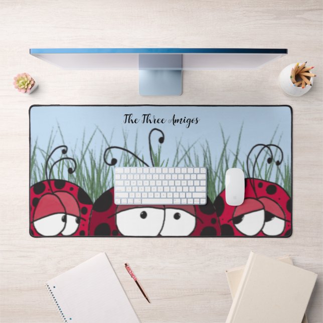 Cute Ladybugs Desk Mat (Office 1)