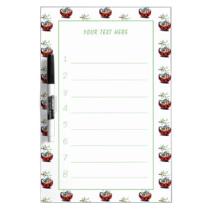 Cute Ladybugs Dry Erase Board with Custom Text