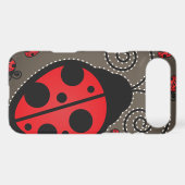Cute Ladybugs iPhone 4 Case-Mate Tough Case (Back (Horizontal))
