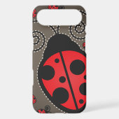 Cute Ladybugs iPhone 4 Case-Mate Tough Case (Back)
